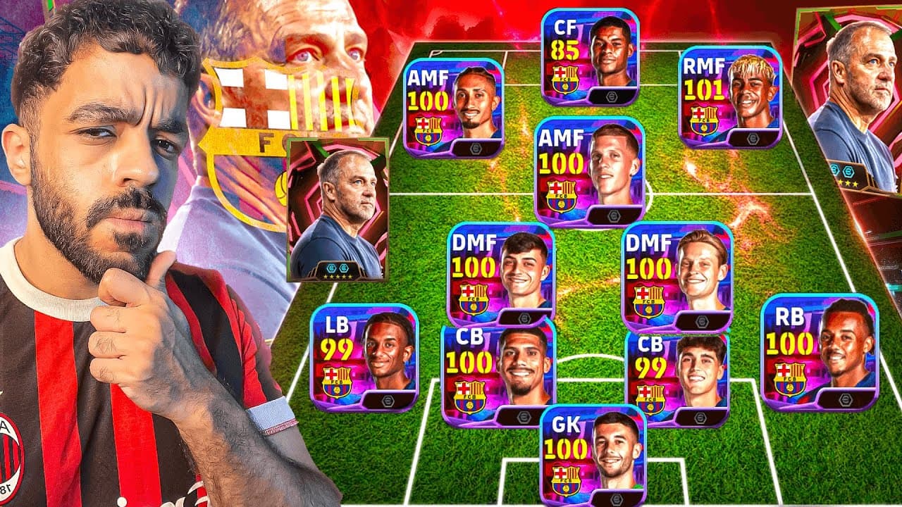 اشتريت بكج برشلونه الجديد🤯عودة المدرب التاريخي هانسي فليك🔥|efootball 2026